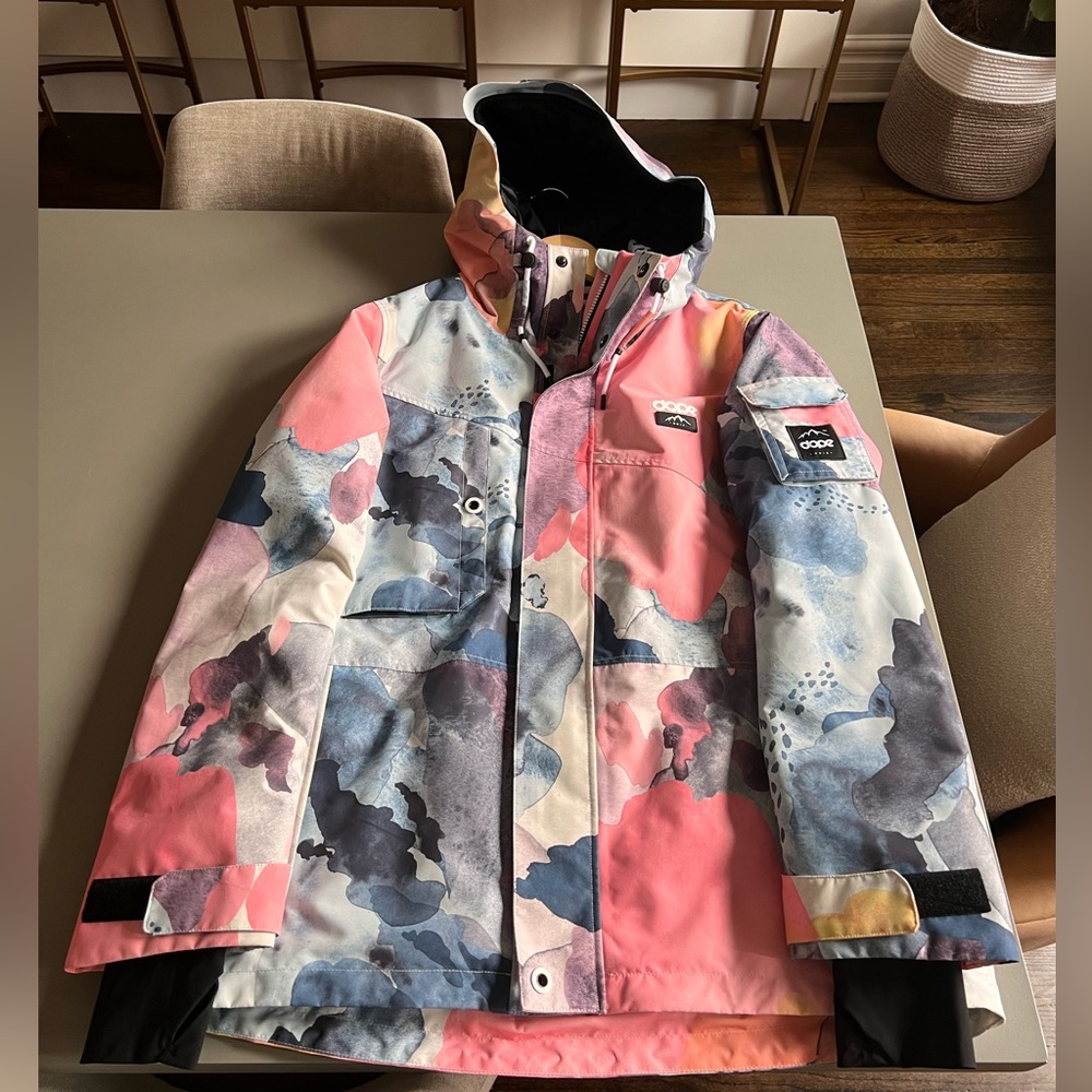 Worn 1 Season - DOPE Adept W Ink Print Jacket - like new condition!